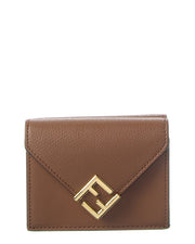 Fendi Ff Diamonds Leather Wallet