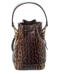 Fendi Mon Tresor Mini Snakeskin Bucket Bag
