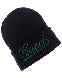 Gucci Logo Wool Beanie