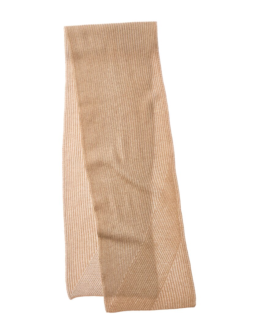 Forte Cashmere Plaited Rib Cashmere Scarf