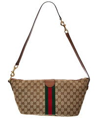 Gucci Gucci Ophidia Medium Canvas & Leather Cosmetic Cas