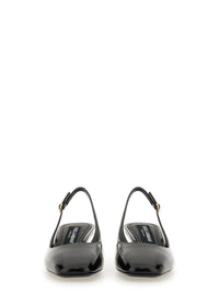 Dolce & Gabbana Women Patent Leather Slingback