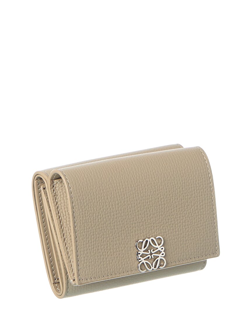 Loewe Loewe Anagram Leather Trifold Wallet
