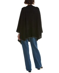 Sofiacashmere Knit Wool & Cashmere-Blend Cape