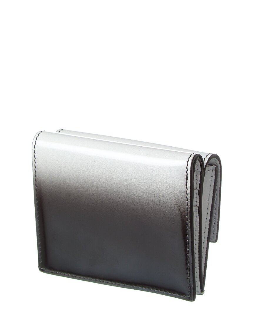 Ferragamo Gancini Clasp Leather Card Case Wallet