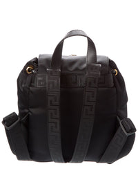 Versace Nylon & Leather Backpack