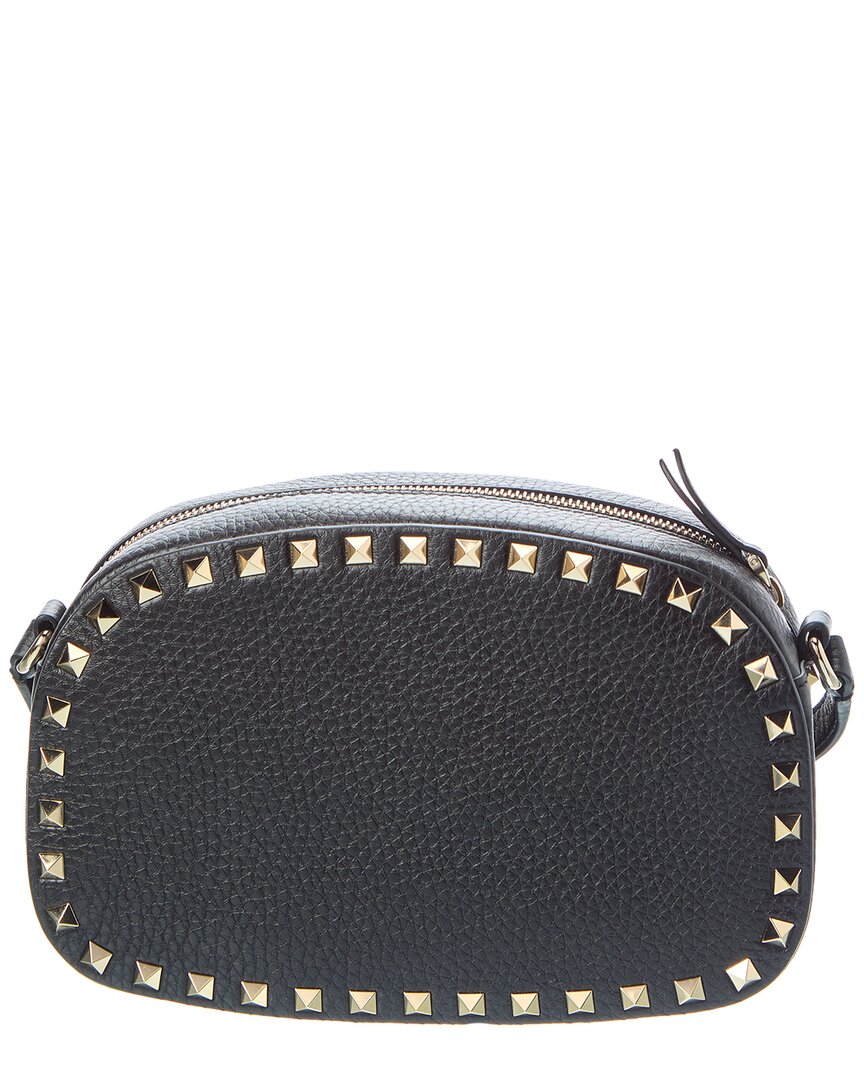 Valentino Rockstud Grainy Leather Camera Bag