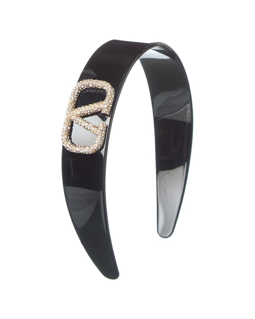 Valentino Vlogo Signature Swarovski Headband