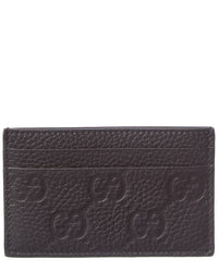 Gucci Gucci Imprint Leather Card Case