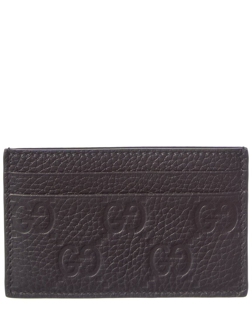 Gucci Gucci Imprint Leather Card Case