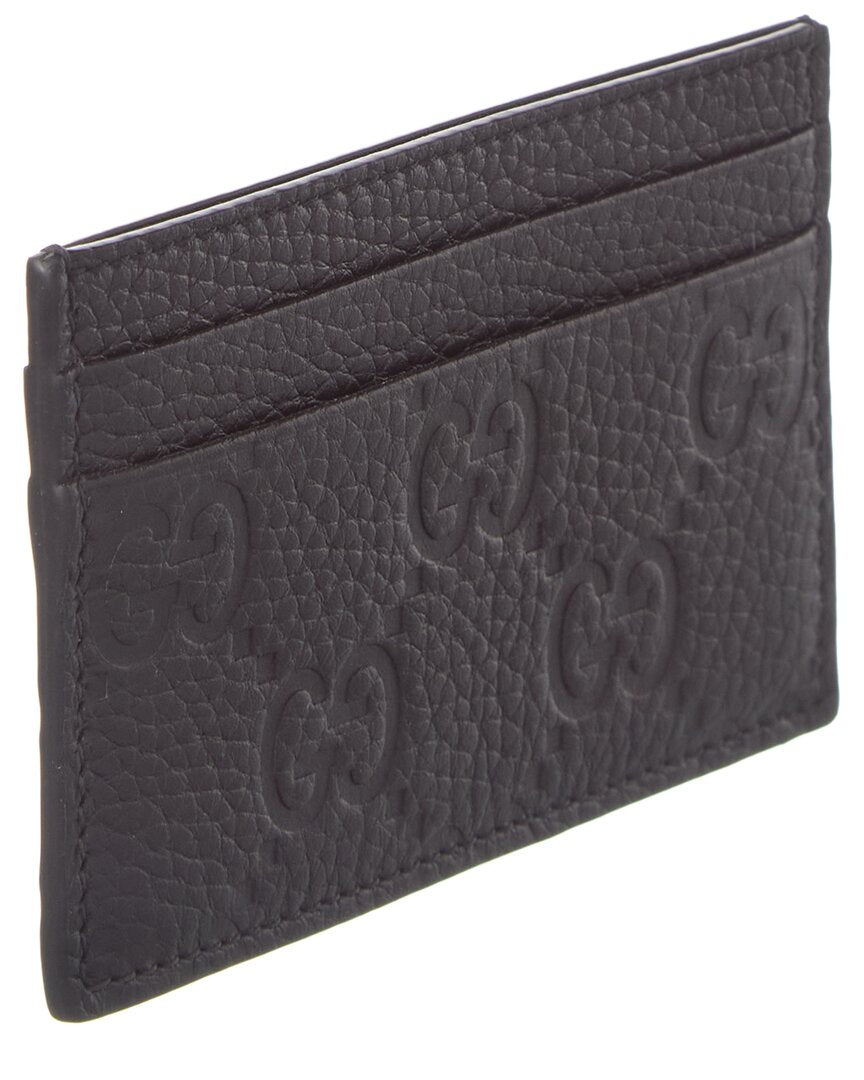 Gucci Gucci Imprint Leather Card Case