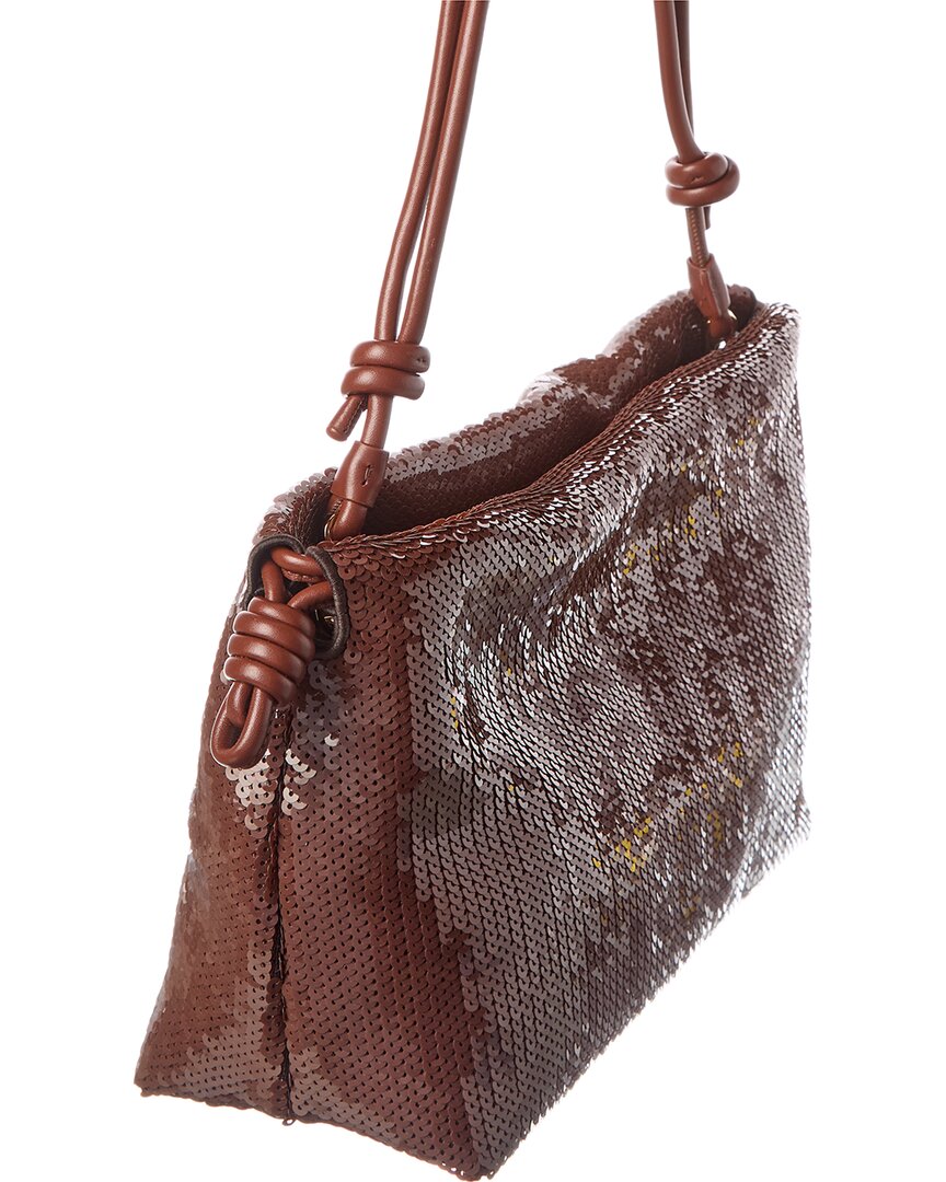 Loewe Flamenco Sequin Leather Clutch