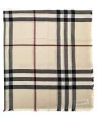 Burberry Check Wool Scarf