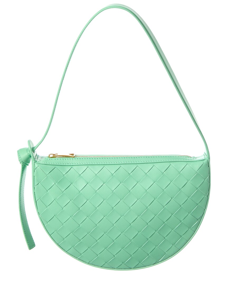 Bottega Veneta Bottega Veneta Sunrise Mini Intrecciato Leather Hobo Bag