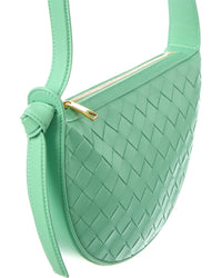 Bottega Veneta Bottega Veneta Sunrise Mini Intrecciato Leather Hobo Bag