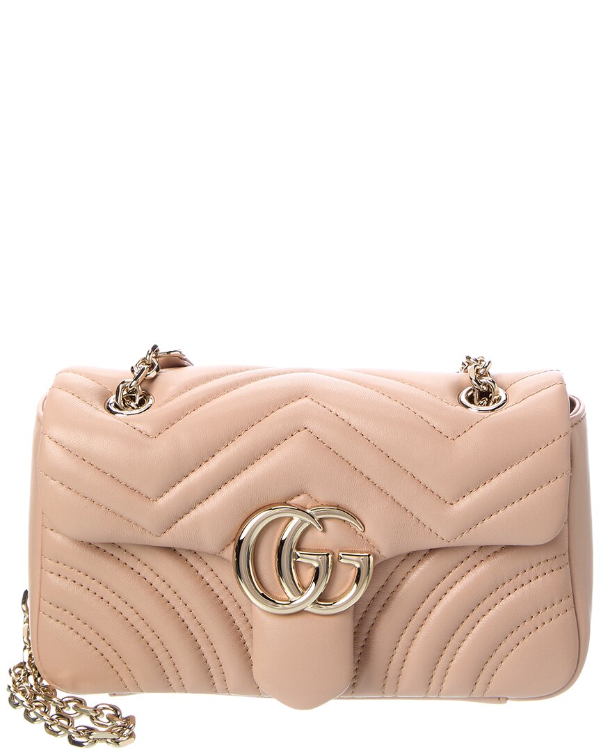 Gucci Gucci Gg Marmont Small Quilted Leather Shoulder Bag