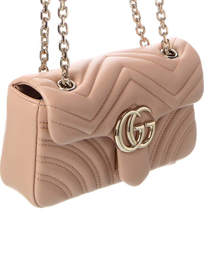 Gucci Gucci Gg Marmont Small Quilted Leather Shoulder Bag