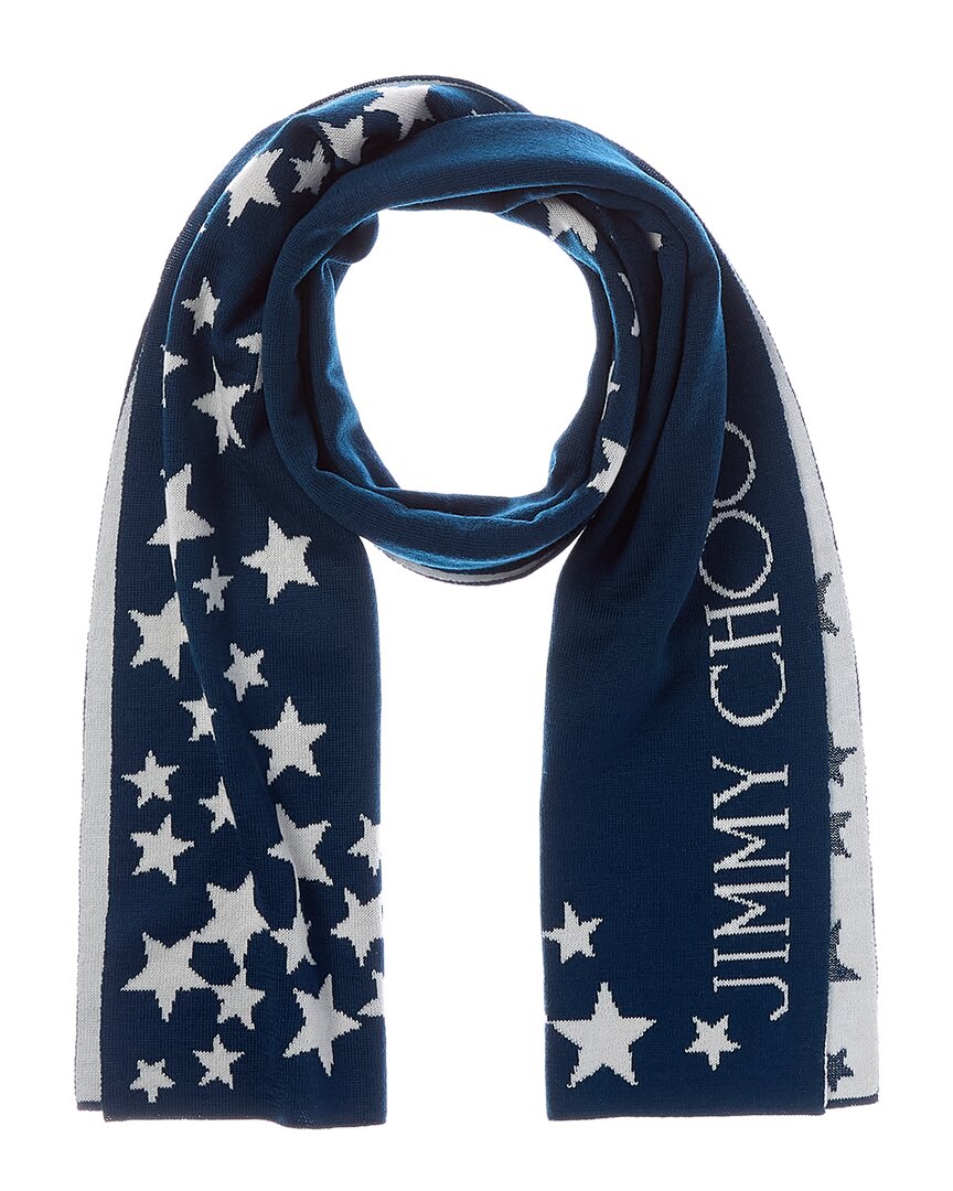 Jimmy Choo Jimmy Choo Wool-Blend Scarf