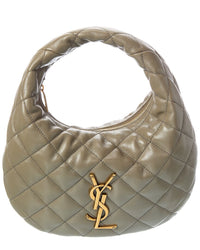 Saint Laurent Icarino Quilted Leather Hobo Bag