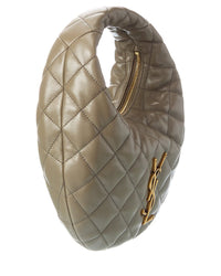 Saint Laurent Icarino Quilted Leather Hobo Bag