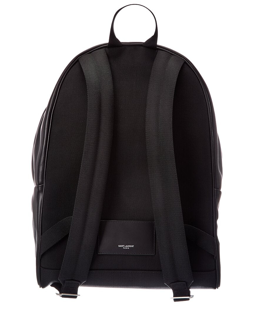 Saint Laurent Saint Laurent City Matte Leather Backpack
