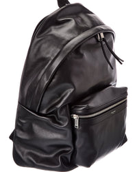 Saint Laurent Saint Laurent City Matte Leather Backpack