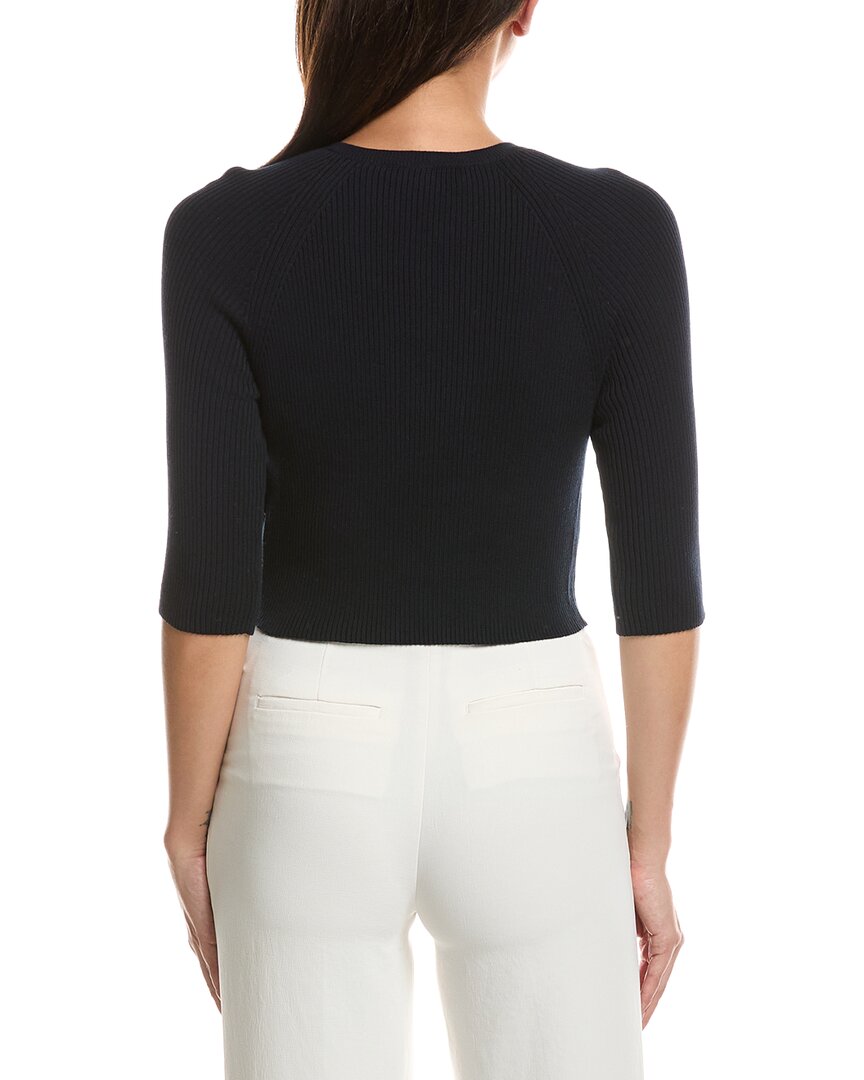 Max Mara S Max Mara Shoulder Wrap Ribbed Cardigan