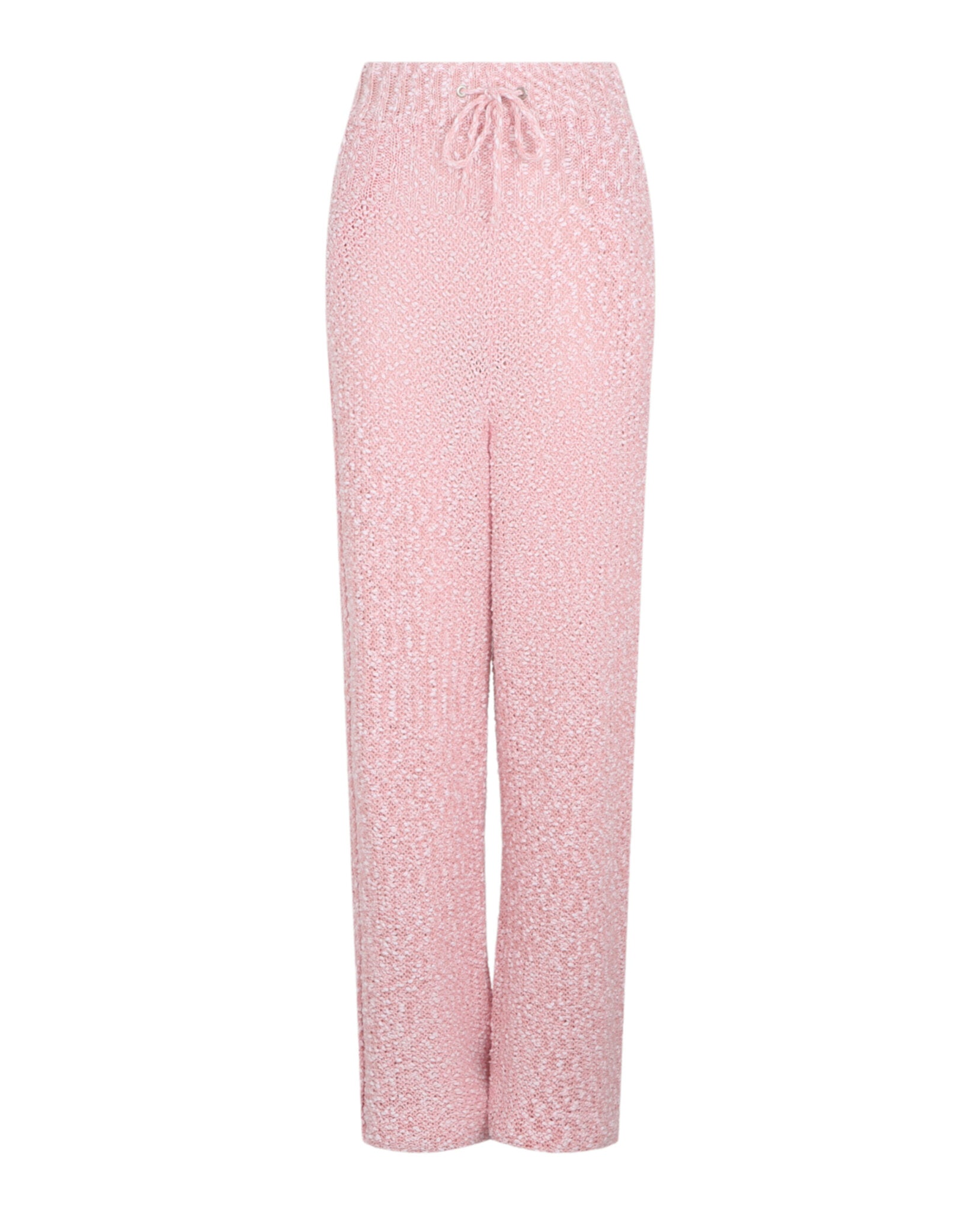 Ferragamo Womens Cotton Bouclé Knitted Pants