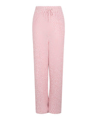 Ferragamo Womens Cotton Bouclé Knitted Pants