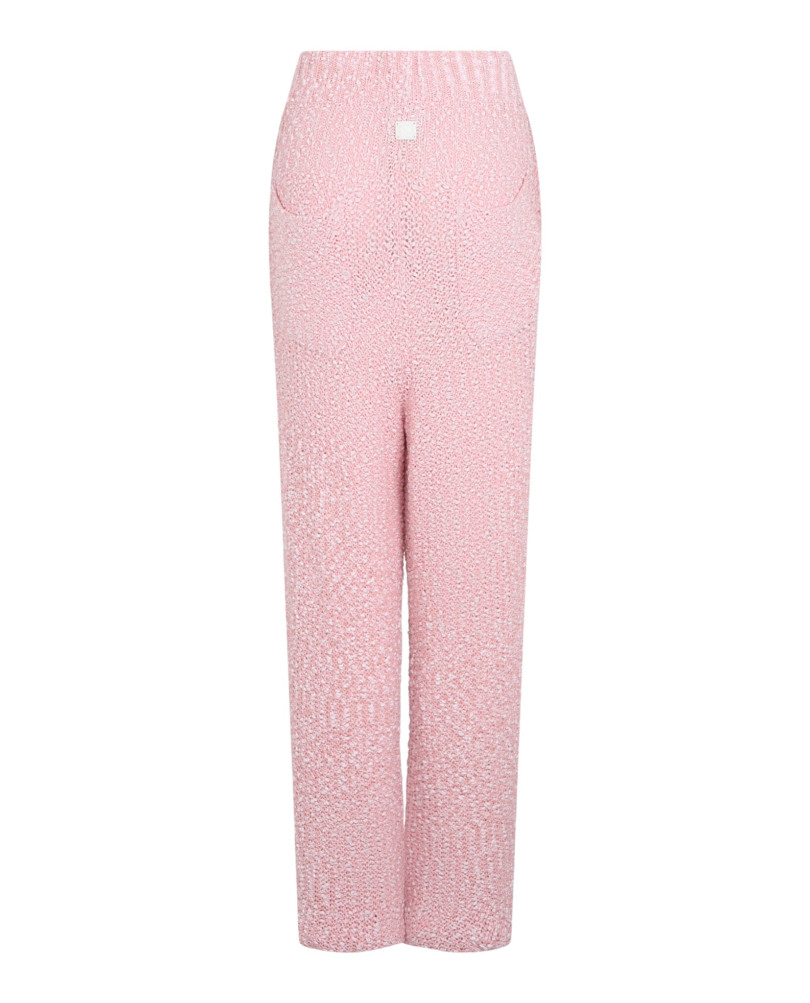 Ferragamo Womens Cotton Bouclé Knitted Pants
