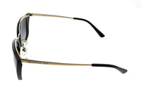 Michael Kors 0MK1064 10148G Zaria Light Gold- Black Cat Eye Sunglasses