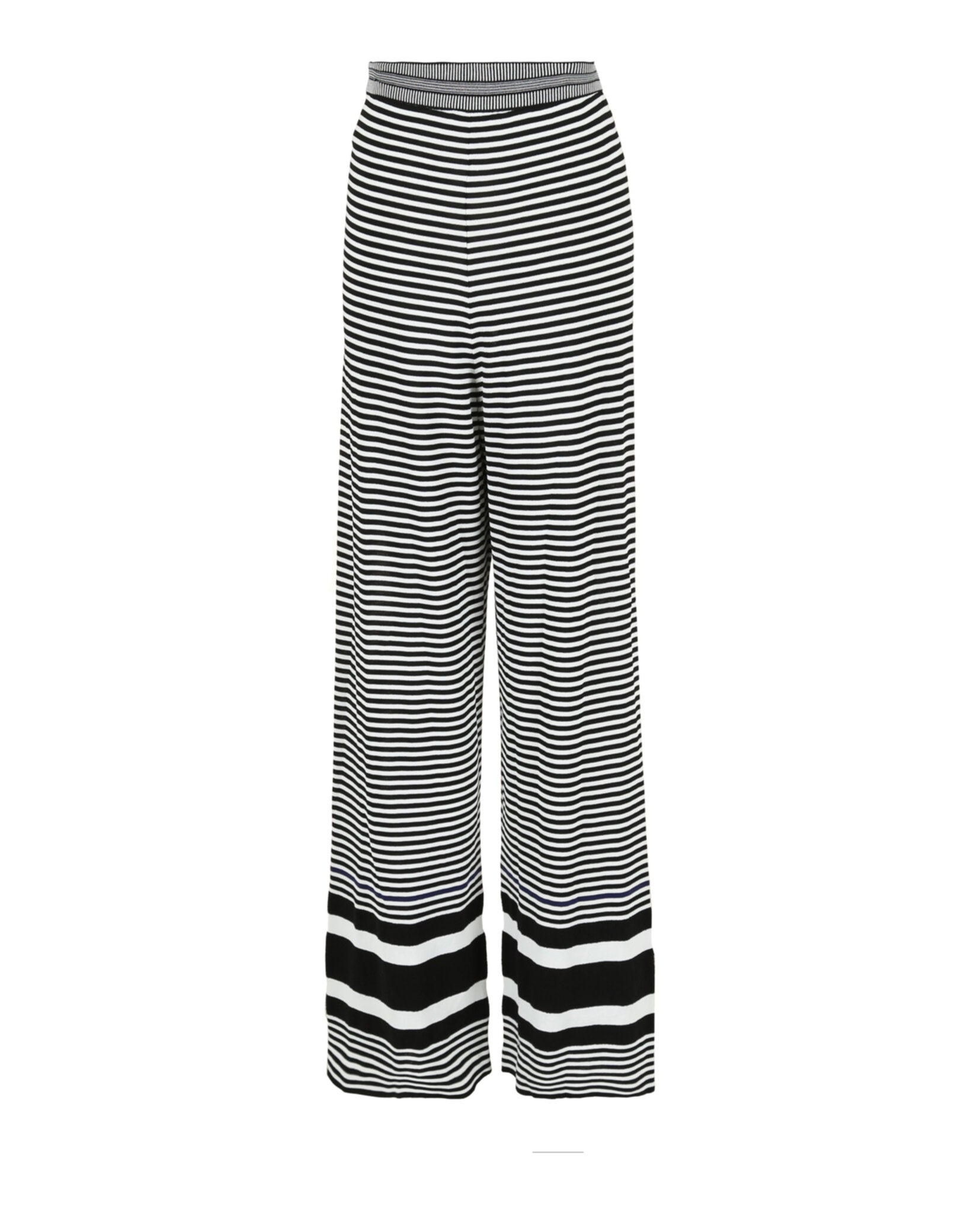 Ferragamo Womens Striped Knit Pants