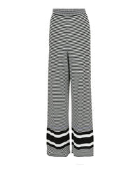 Ferragamo Womens Striped Knit Pants