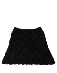 Dolce & Gabbana Dolce & Gabbana Men Black Cashmere Knitted Neck Warmer Men's Scarf