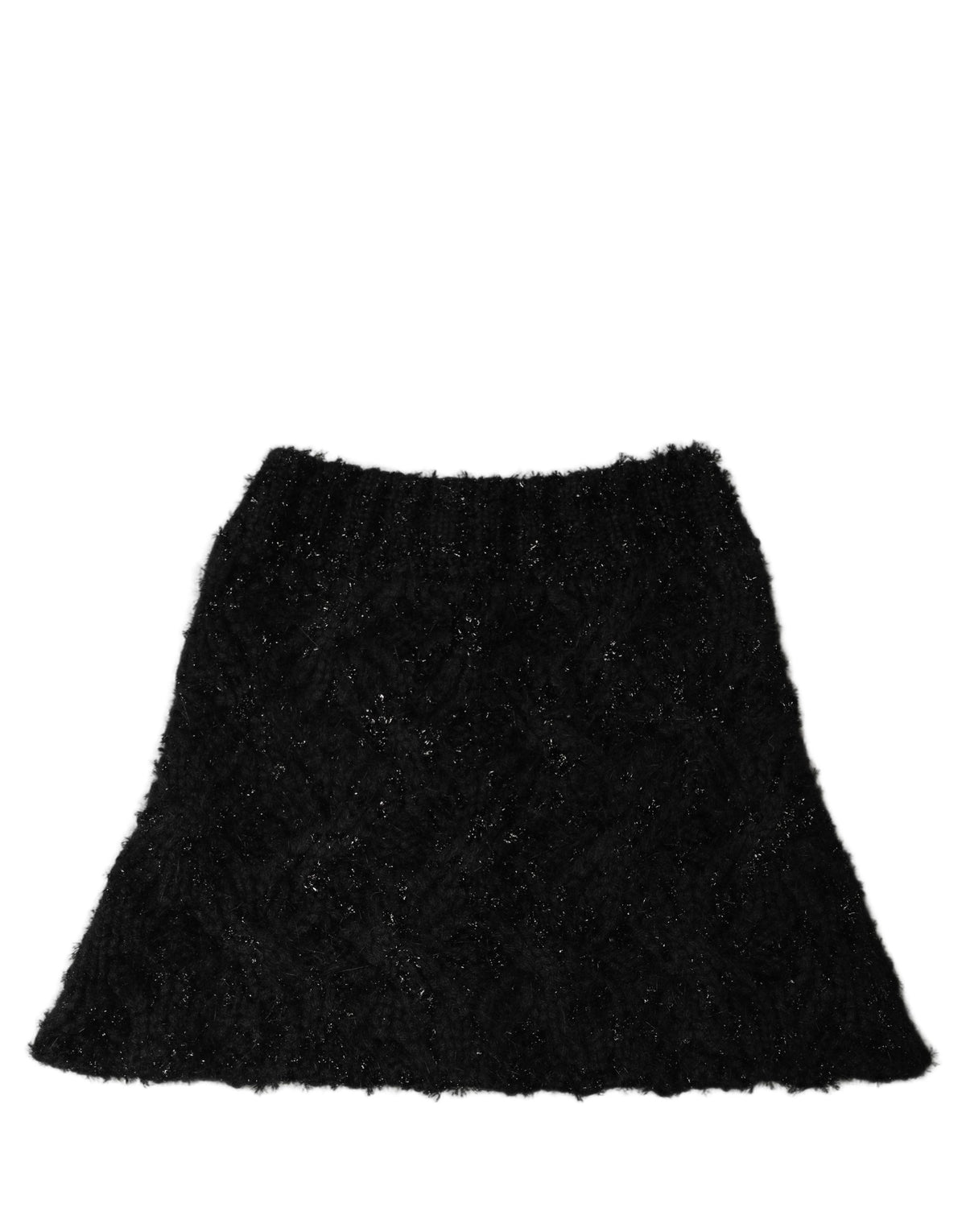 Dolce & Gabbana Dolce & Gabbana Men Black Cashmere Knitted Neck Warmer Men's Scarf