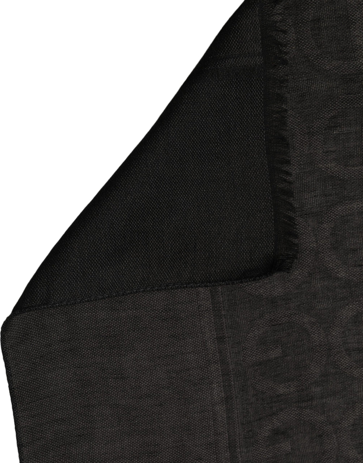 Dolce & Gabbana Dolce & Gabbana Black DG Logo Fringed Edge Lace Stole Men's Scarf
