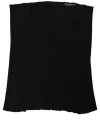 Dolce & Gabbana Dolce & Gabbana Men Black Viscose Knitted Neck Warmer Men's Scarf