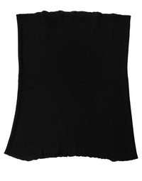 Dolce & Gabbana Dolce & Gabbana Men Black Viscose Knitted Neck Warmer Men's Scarf