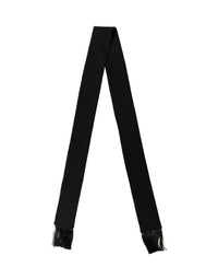 Dolce & Gabbana Dolce & Gabbana Men Black Wool Knitted Fringed Foulard Men's Scarf