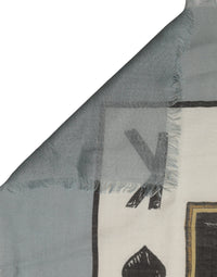 Dolce & Gabbana Dolce & Gabbana Men Multicolor King of Hearts Square Foulard Men's Scarf