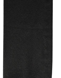 Dolce & Gabbana Dolce & Gabbana Men Black Satin Silk Fringed Neck Shawl Men's Scarf