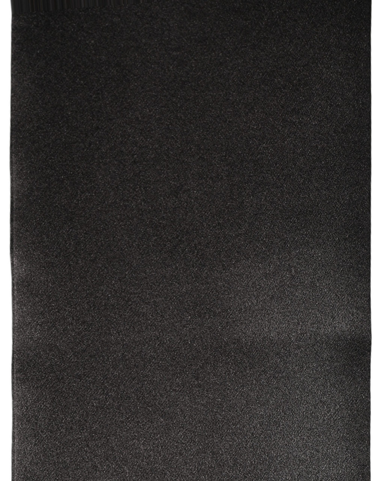 Dolce & Gabbana Dolce & Gabbana Men Black Satin Silk Skinny Neck Shawl Men's Scarf