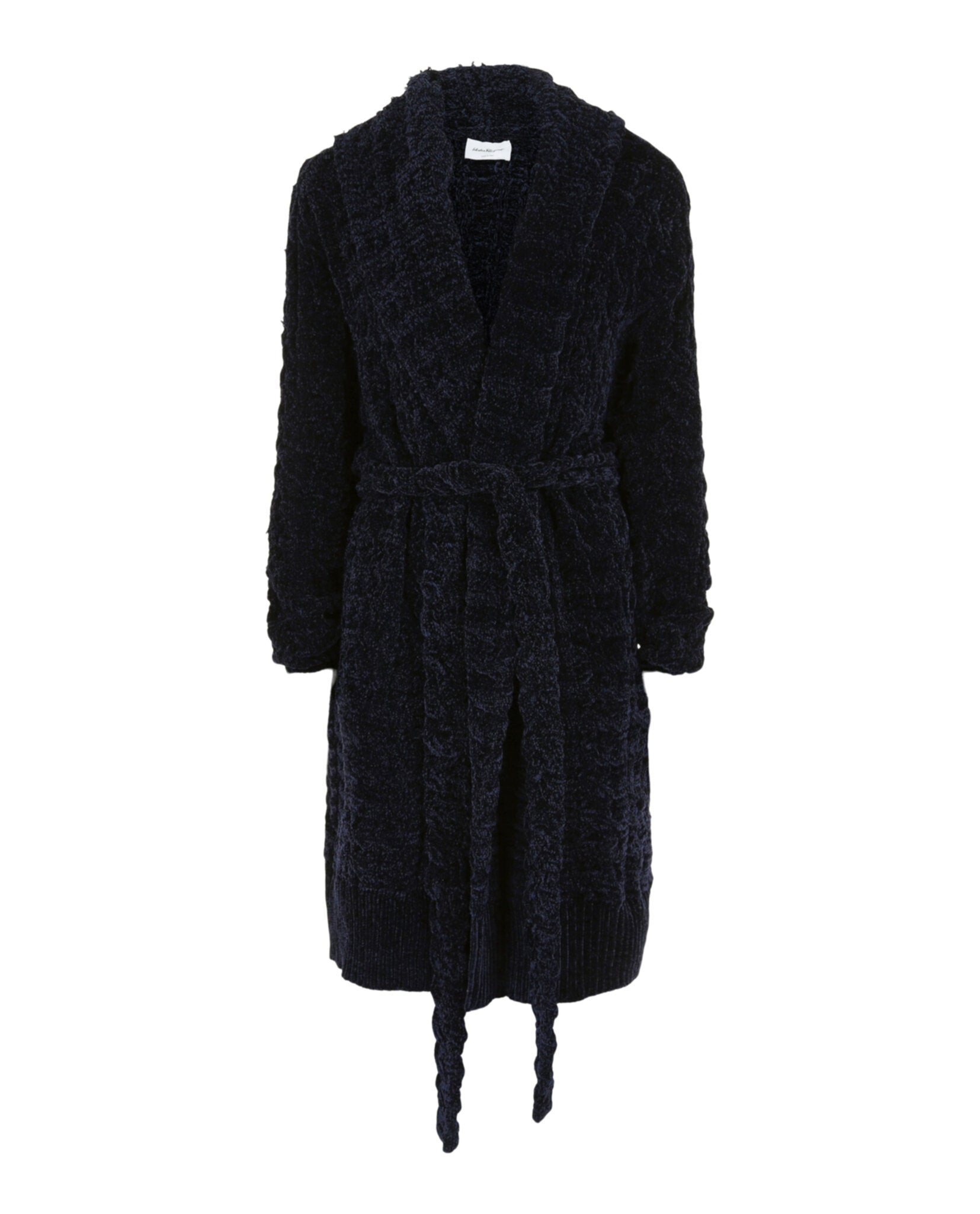Ferragamo Womens Chenille Knit Cardigan