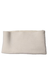 Dolce & Gabbana Dolce & Gabbana Men White Polyester Knitted Neck Warmer Men's Scarf