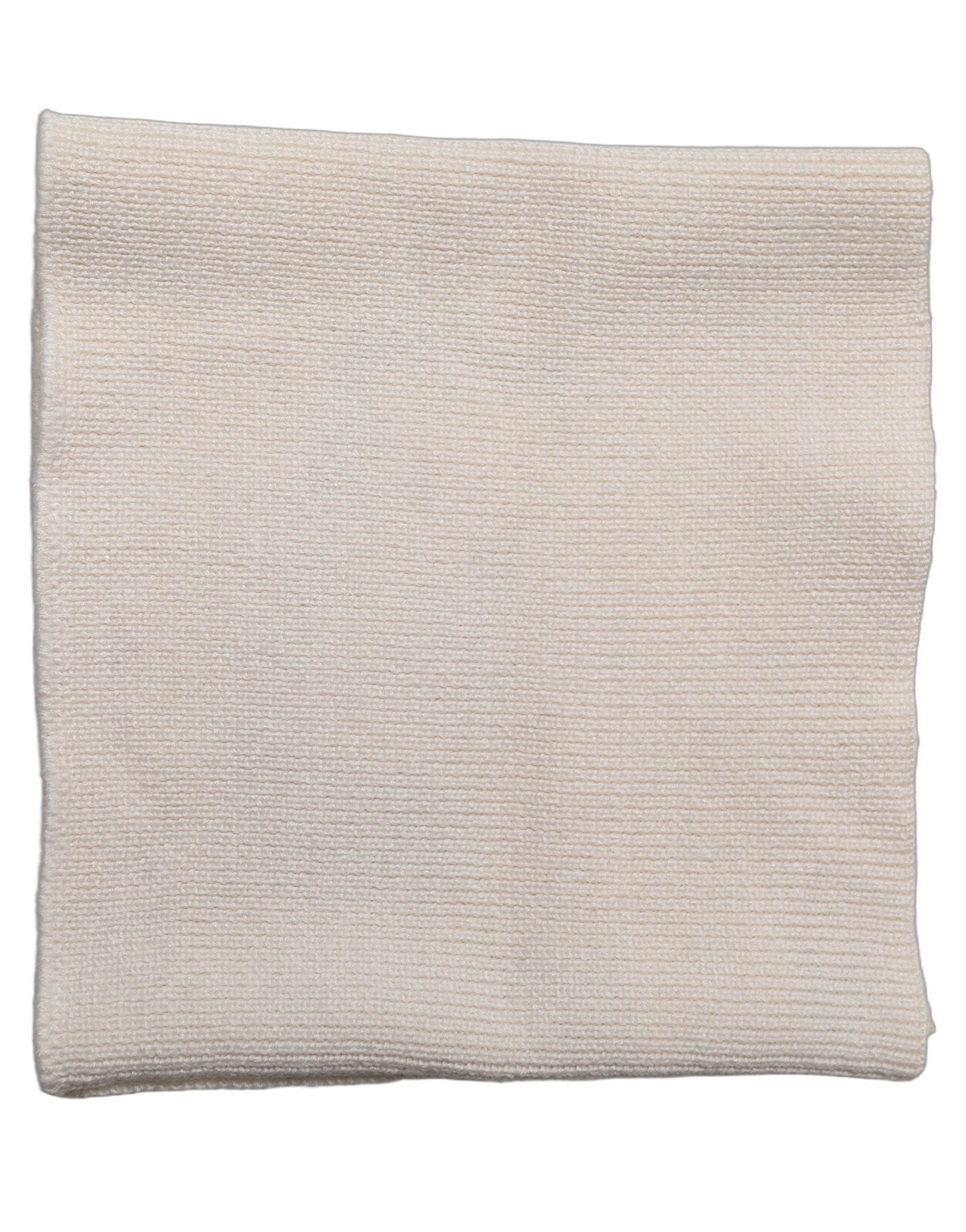Dolce & Gabbana Dolce & Gabbana Men White Polyester Knitted Neck Warmer Men's Scarf