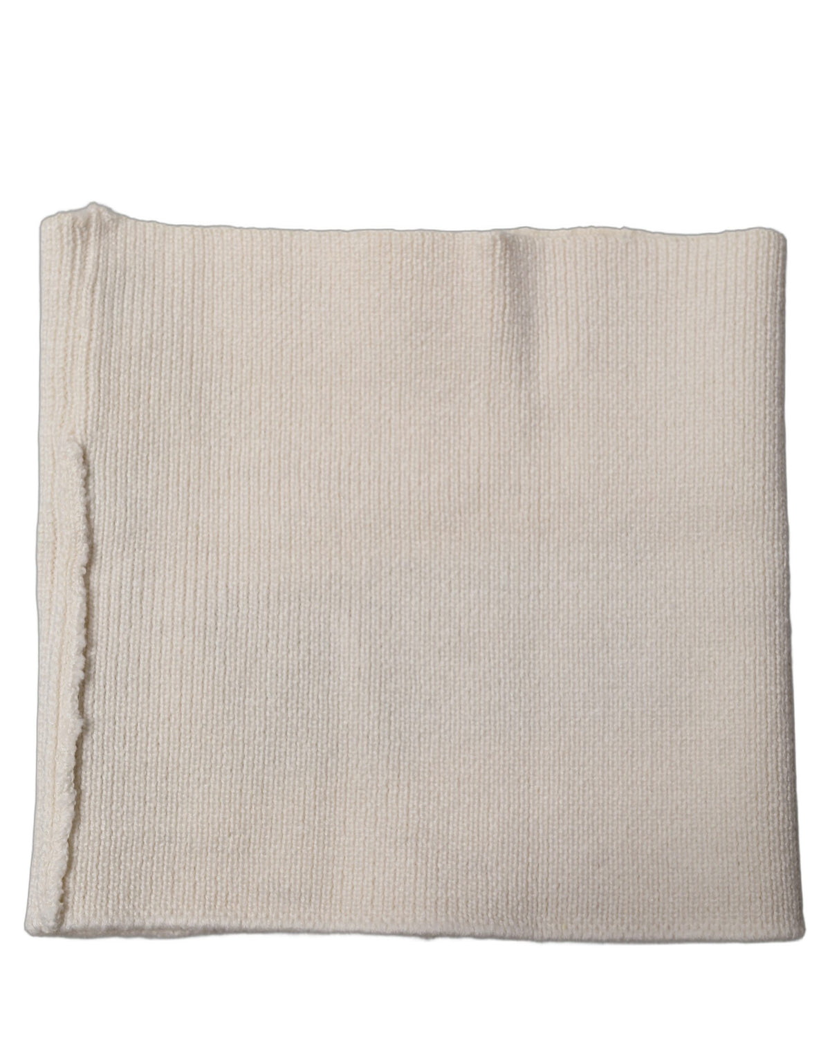 Dolce & Gabbana Dolce & Gabbana Men White Polyester Knitted Neck Warmer Men's Scarf