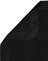 Dolce & Gabbana Dolce & Gabbana Black Silk Square Handerkerchief Pocket Men's Scarf