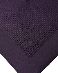 Dolce & Gabbana Dolce & Gabbana Men Purple Square Handerkerchief Pocket Men's Scarf