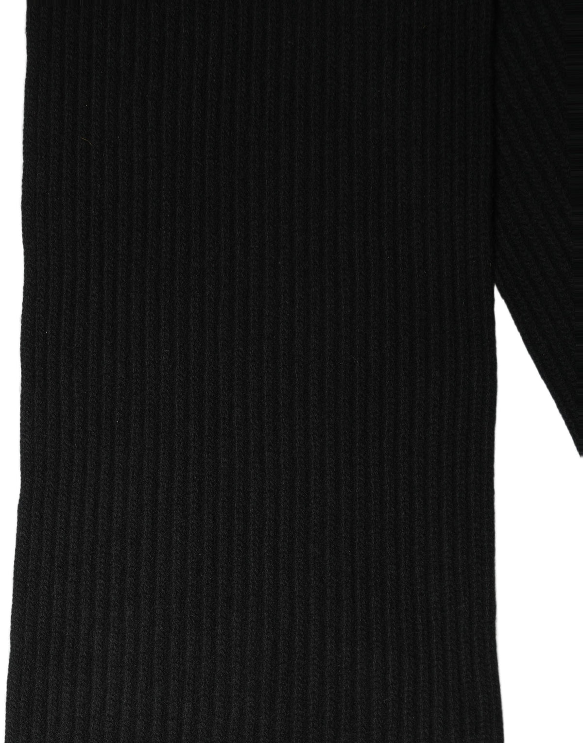 Dolce & Gabbana Men Black Wool Knitted Neck Shawl Men's Scarf