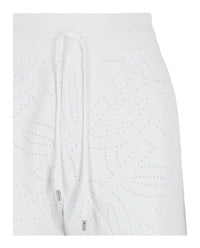 Ferragamo Womens Gancini Pattern Drawstring Shorts